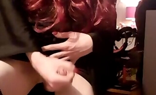 goth redhead cums on your face x