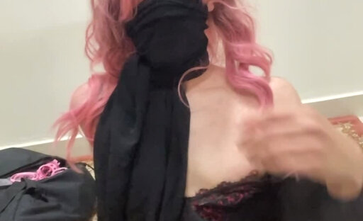 Saudi Shemale Alia Alshammary Muslim Tranny Waria Hijra Exposed no hand cum