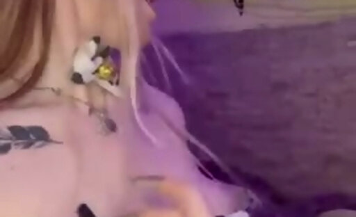 Big Ass Spanish Trans Deepthroats Dildo Before Fucking Her Ass