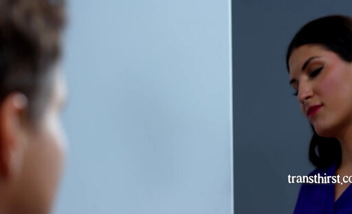 Sick Old Lady Is A Sex Maniac (Trans Fucks Female)