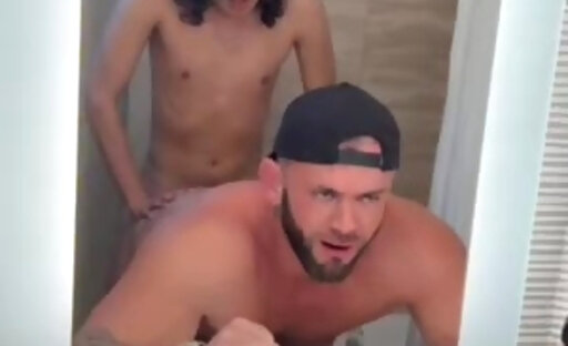 Lady boy fucks jock