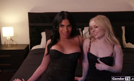 My wife wants to watch me suck off shemale Avery Lusts cock