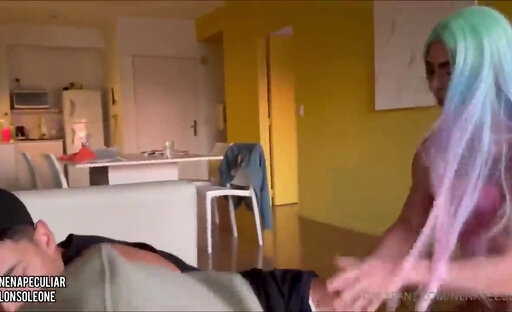 Ts Step sis over power her step brother & fucks him