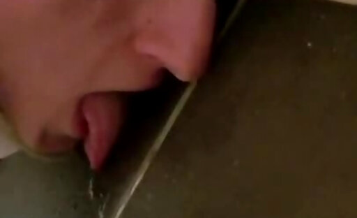 CD pee served on toilet suck it up whore