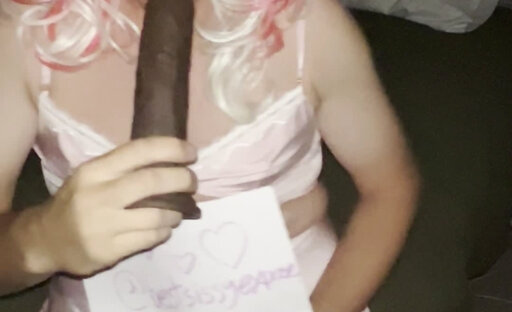sissy sucks cock for camera