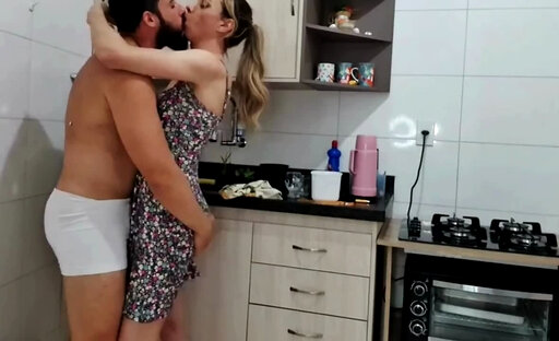 Slim Blonde SheBabe Having an Intense Quickie With her Man