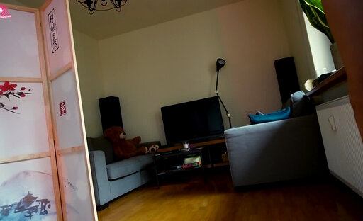 Walking Naked in Heels. Confident Tgirl Tease You