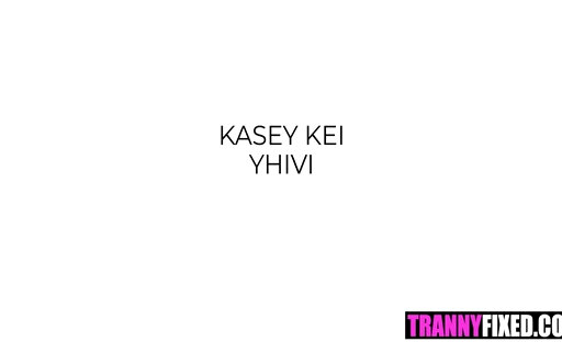 tied up all day Kasey & Yhivi