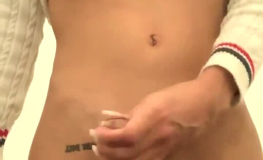 pulls down sweatpants and cums