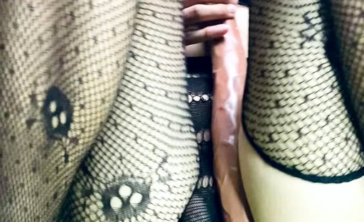 Long dildo 25 inch full deep in my ass