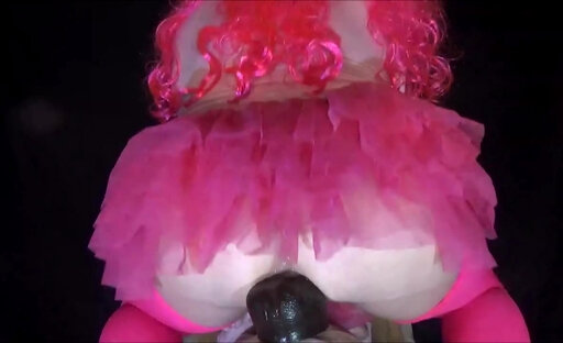 Ass Dancing on a BBC Dildo