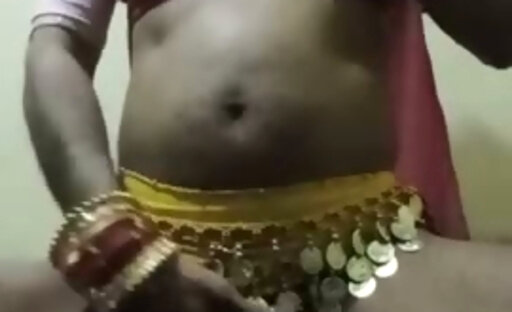 Sexy Indian Shemale Showing Cock