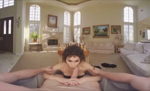 Sexy Slender TGirl Blows and Rides her Man's Cock POV