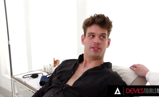 DEVILS TGIRLS - Haven Rose And Michael Delray Risk Getting Caught By Nurse In Hot Trans Anal Sex