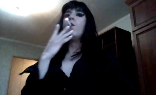Beauty Kristi smoking