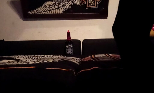 TS Jessica riding on a bottle