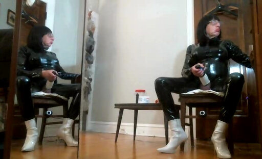 Latex & Booties  Rotating Toy