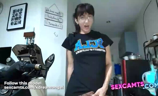 Slutty Latina Shemale Jerks Monster Cock Messy Amateur