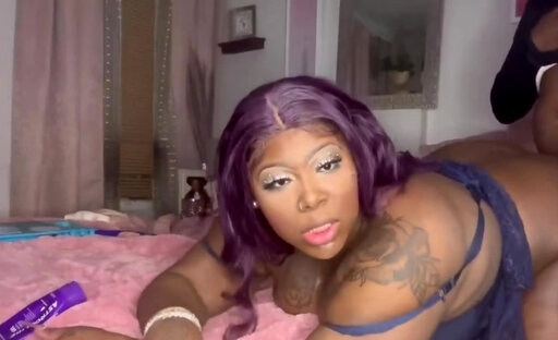 BBW ebony shemale impregnanted doggystyle