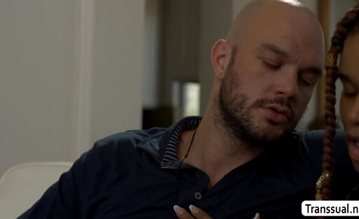 Nailing my hot new TS Ebony neighbor in the ass