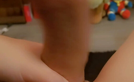 AWESOME FEMBOY POV CUM