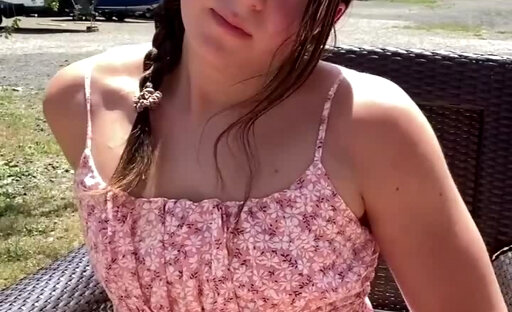 Public Masturbation by a Femboi