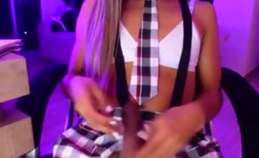 Kim hot outfit edging cum