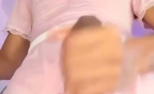 Kim nurse outfit accidental cum