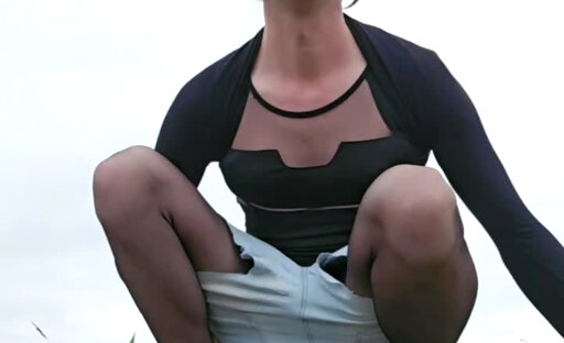 Naughty Public Dirty Dildo Play