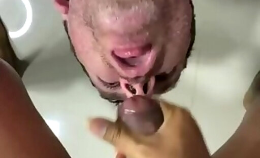 Ladyboy huge cum in my mouth