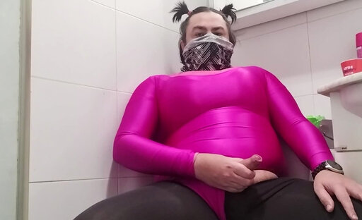 Bright pink Leotard