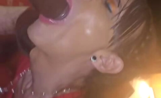 "I Set Fire to the Rain" as I blow my friend's huge cock!