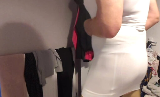 Saturday night skirt bulge