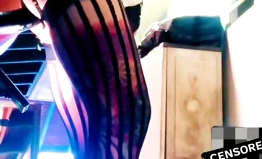 cute femboy lingerie lace anal riding dildo