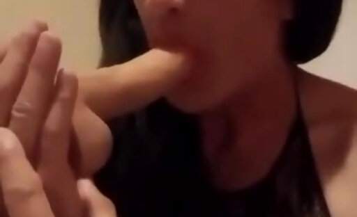 CynthiaCD Deepthroats Dildo