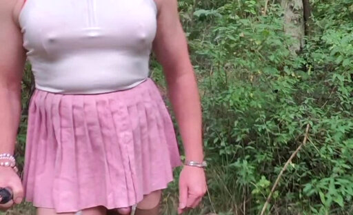 I went out cruising and forgot to put knickers on..oops