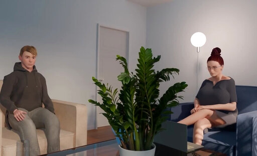 Depressed Teen Boy Needs Some Futanari Therapy