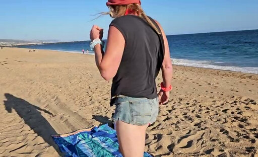 July 4th Bikini Horny Had to Leave Beach