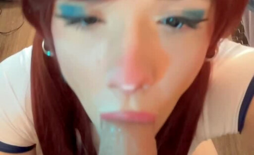 Dildo blowjob & riding