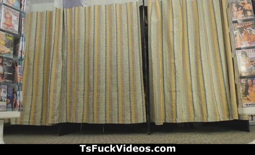 Natalie Mars' tranny milf gloryhole romp with an unknown partner