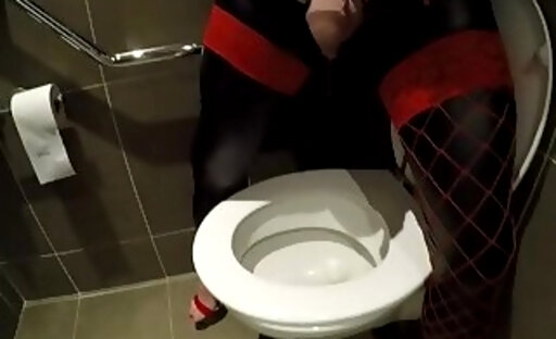 Piss in toilet