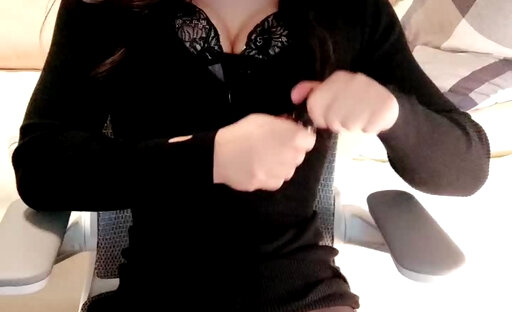 sissy Emily cum on her own stocking foot