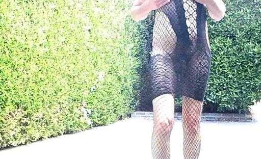 Kiana black sheer dress