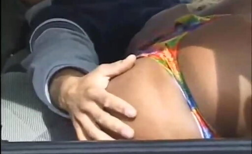 Karen Stone gets fucked in a car