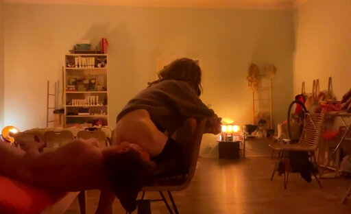 he occupied her quarters as if they were his own freehold