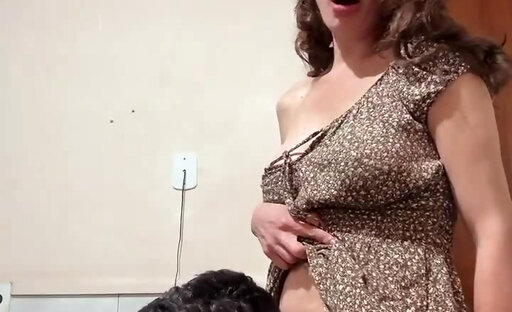 horny ts fuck guy's mouth and ass