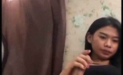 Mystery girl with giant dick