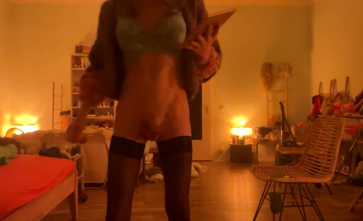 left alone, she amused herself with the silent flute