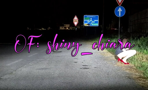 Trans Street Whore looking for clients pee on the street