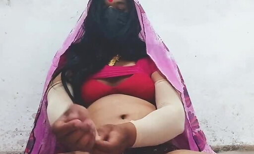 Shemale enjoy saree with wife and sex video